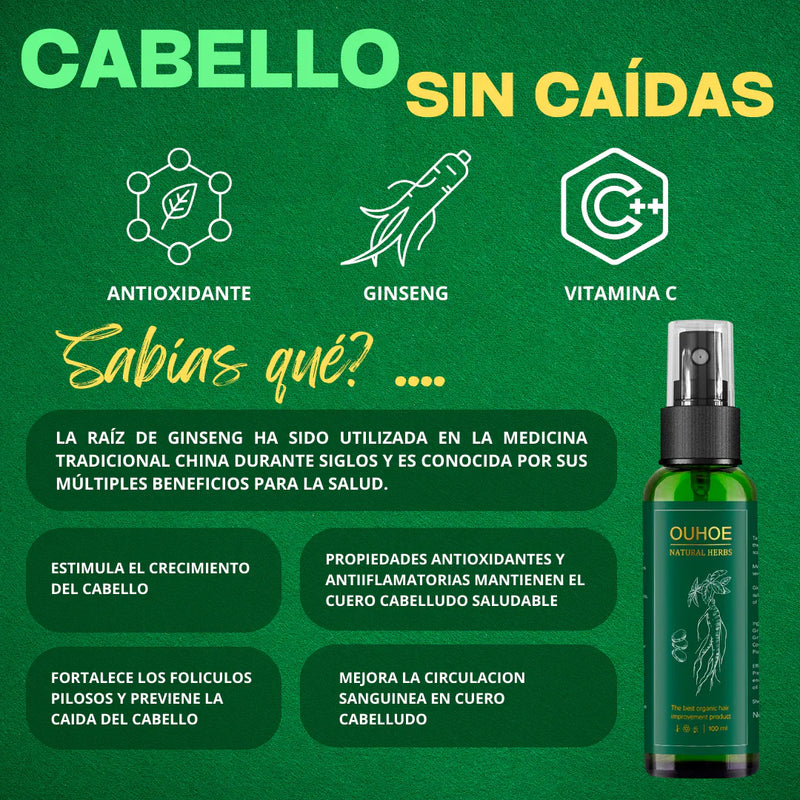 OUHOE - REPARADOR DE CRECIMIENTO CAPILAR 100% EFECTIVO - KIT CON 2