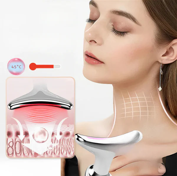 MASAJEADOR FACIAL ANTI-ARRUGA FOTOTERAPIA